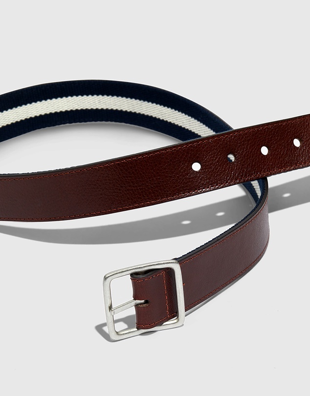 Country Road Textured Reversible Belt