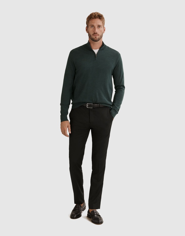 Country Road Verified Australian Merino Half Zip Knit