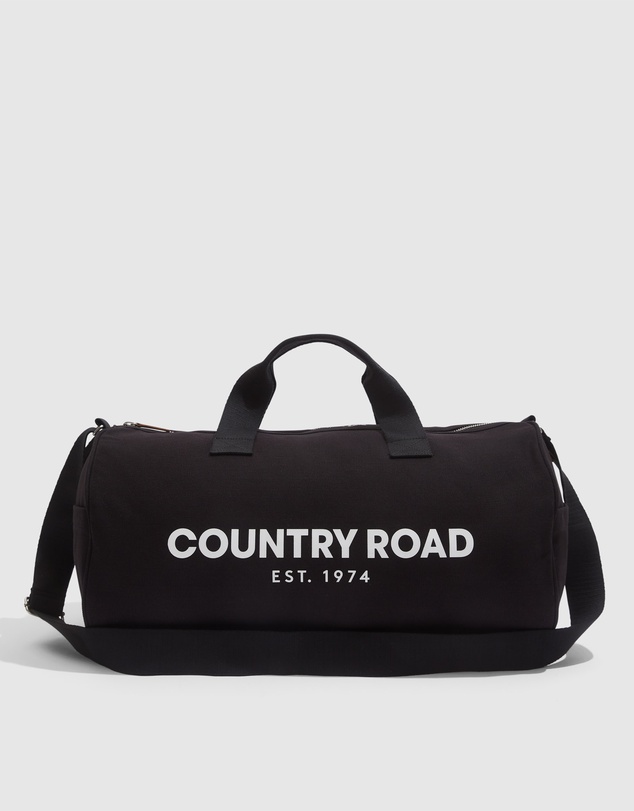 Country Road Organically Grown Cotton Modern Logo Duffle