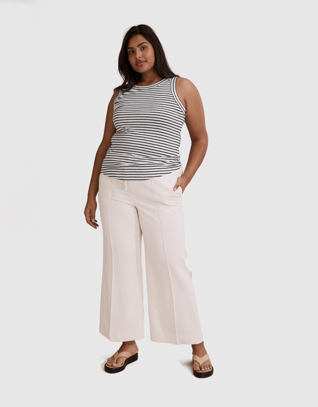 Country Road Stripe Linen Jersey Tank