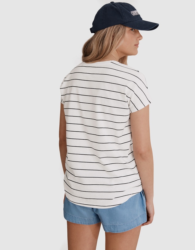 Country Road Teen Recycled Cotton Logo Sequin T-Shirt