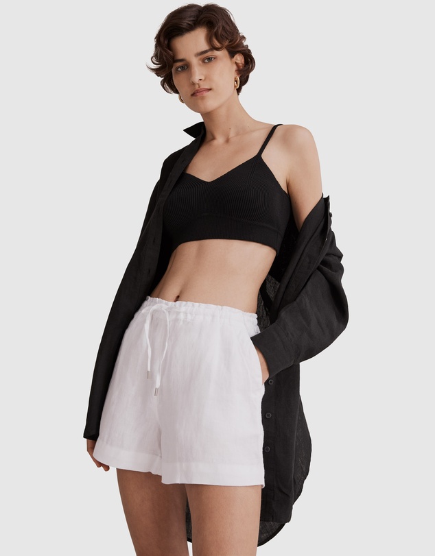 Country Road Organically Grown French Linen Short