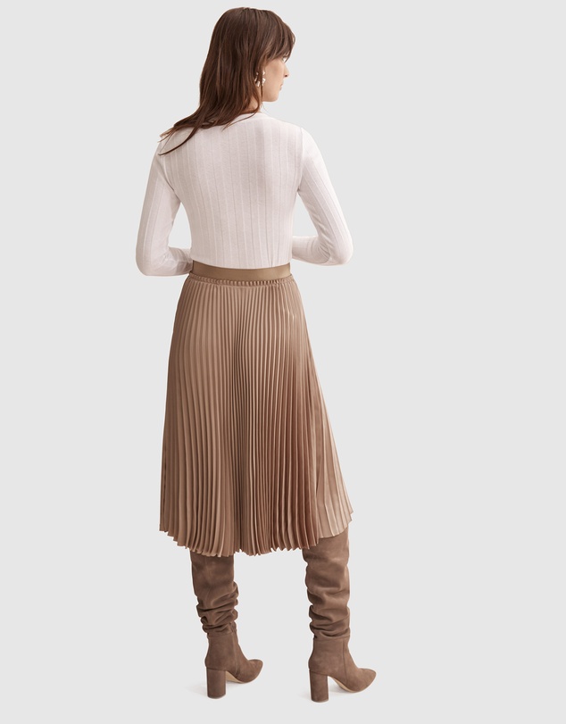 Country Road Self Stripe Long Sleeve Top