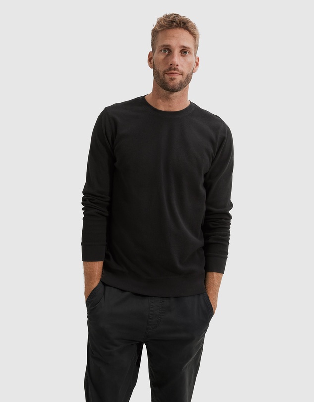 Country Road Waffle Crew T-Shirt