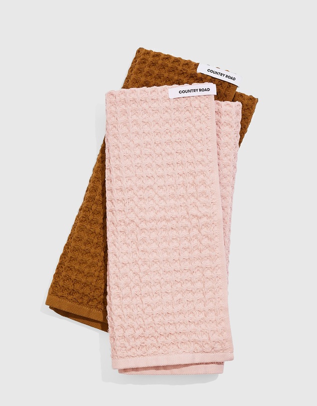 Country Road Australian Cotton Meeka Tea Towel Pack Of 2