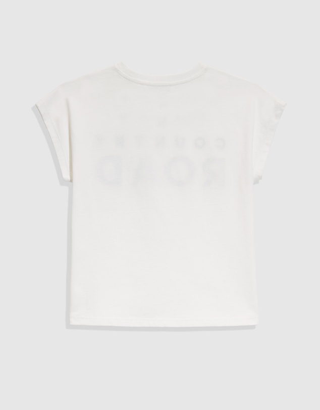 Country Road Organically Grown Cotton Logo Sequin T-Shirt