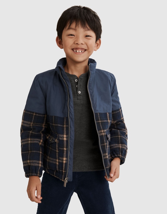 Country Road Check Puffer Jacket