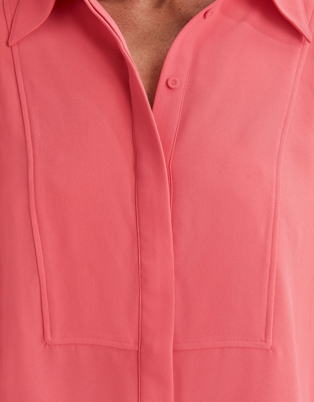 Country Road Longline Crepe Shirt