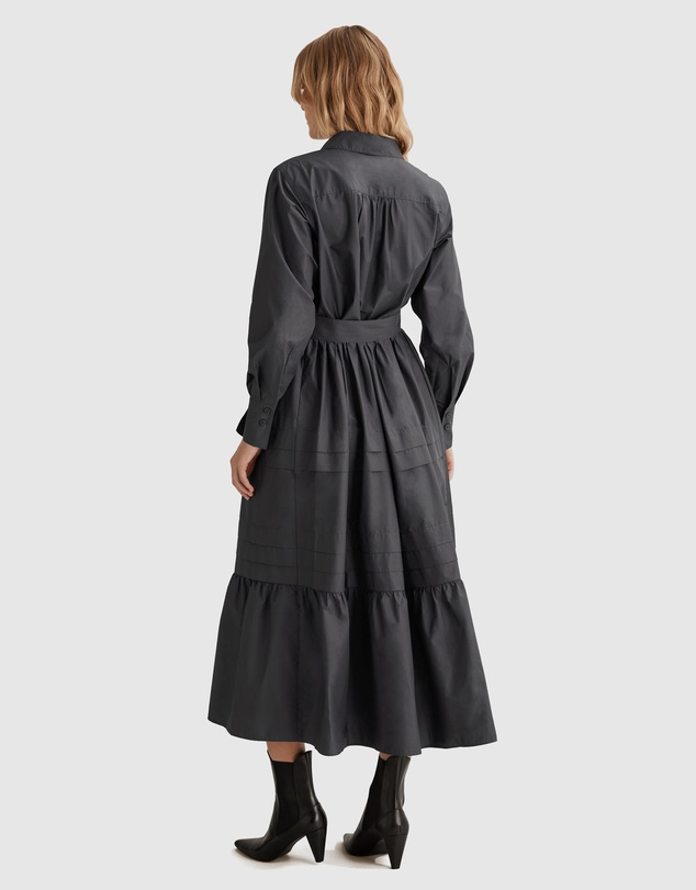 Country Road Panelled Shirt Dress