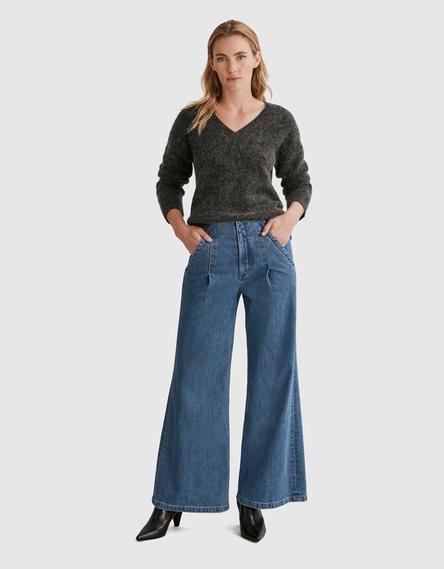 Country Road Australian Cotton Wide Tailored Jean