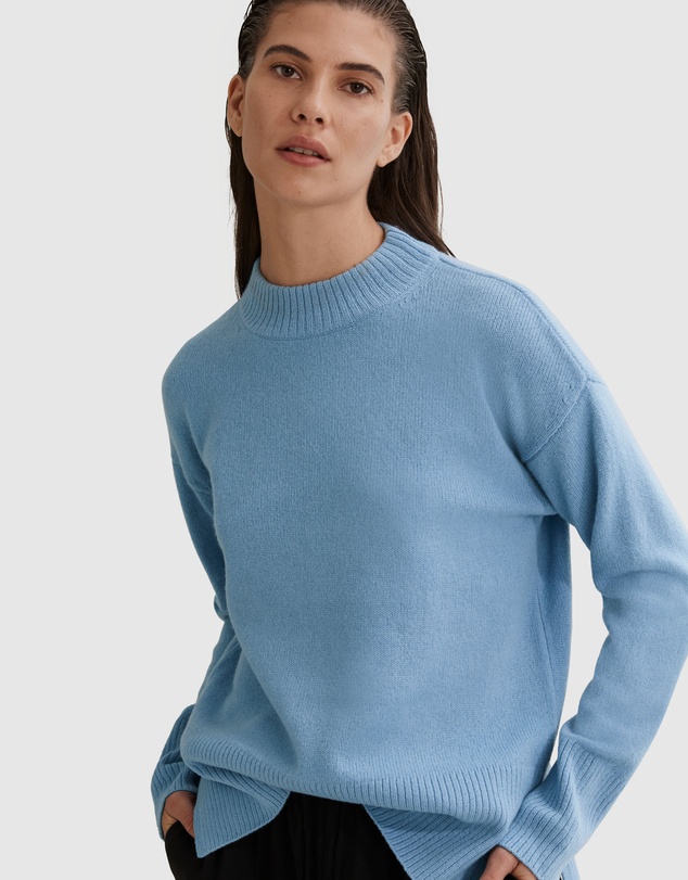 Country Road Australian Merino Wool Rib Detail Pullover