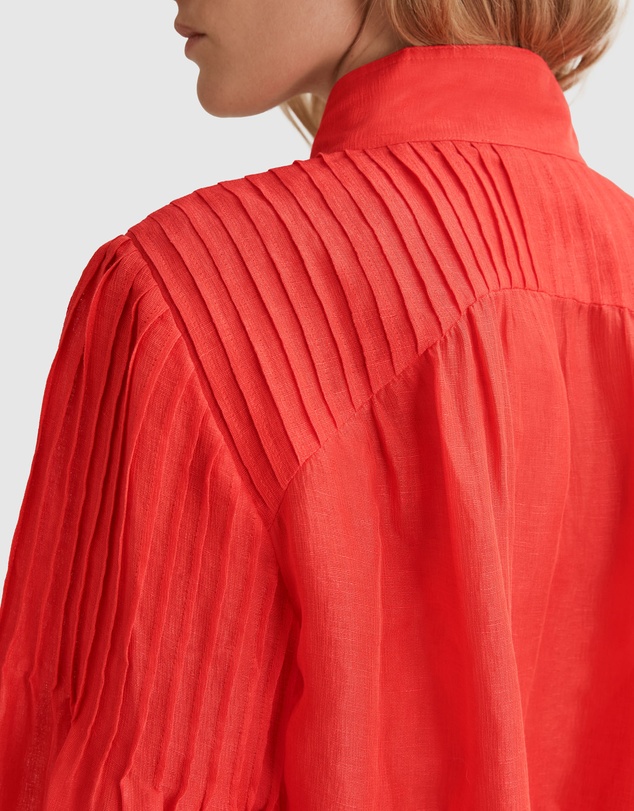 Country Road Pintuck Detail Blouse