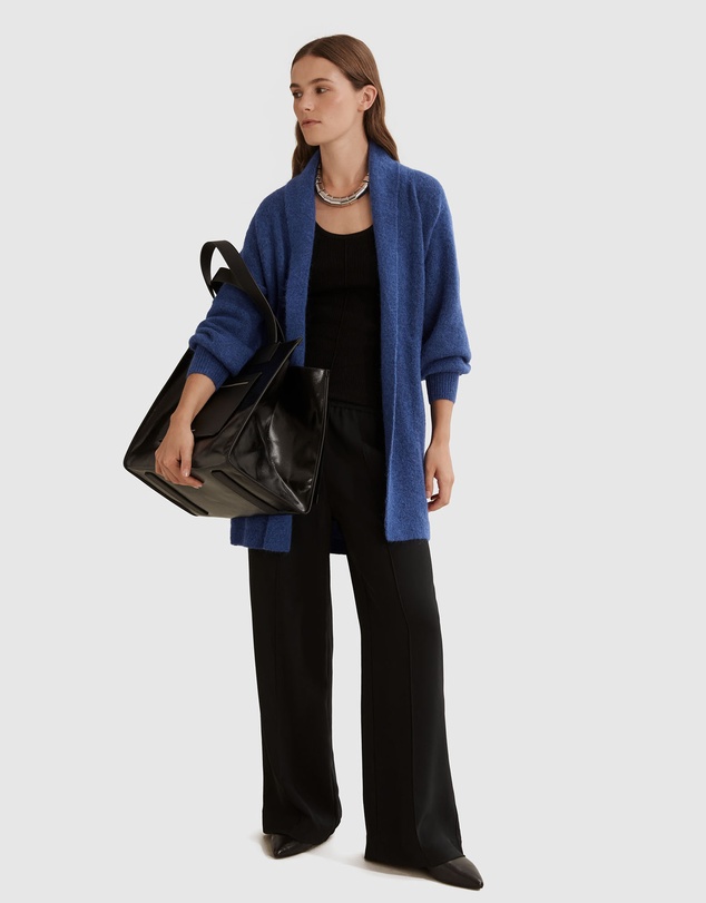 Country Road Longline Fluffy Cardigan