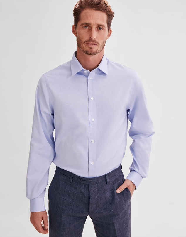 Country Road Regular Fit Textured Travel Shirt