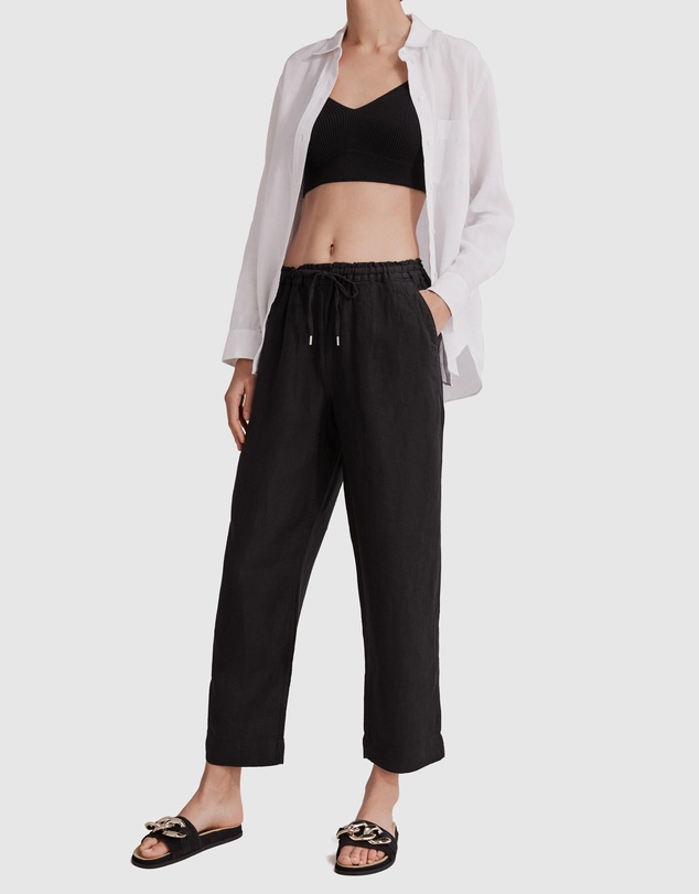 Country Road Organically Grown French Linen Pant