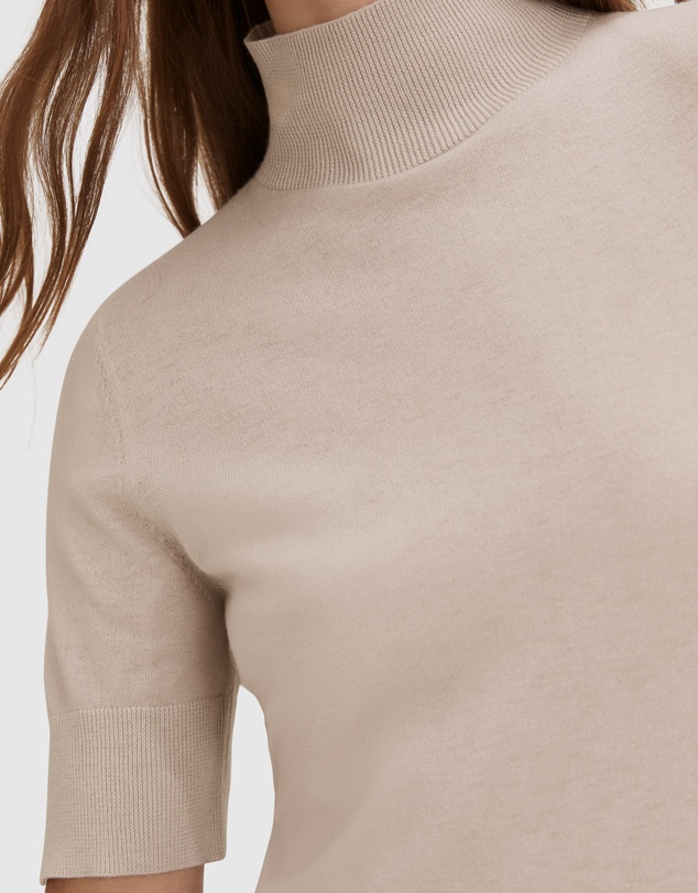 Country Road Australian Merino Wool Silk Short Sleeve Knit