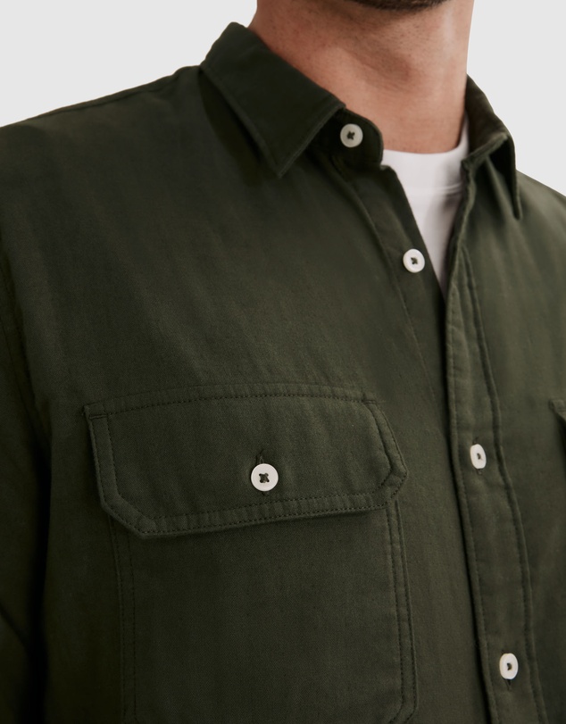 Country Road Regular Fit Double Cloth Shirt