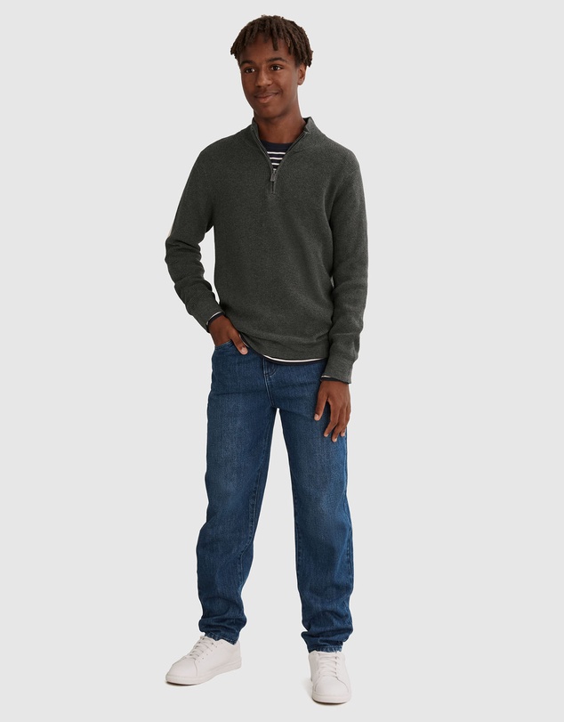 Country Road Teen Half Zip Knit