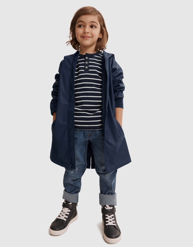 Country Road Hooded Rain Jacket