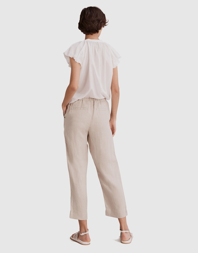 Country Road Organically Grown French Linen Pant