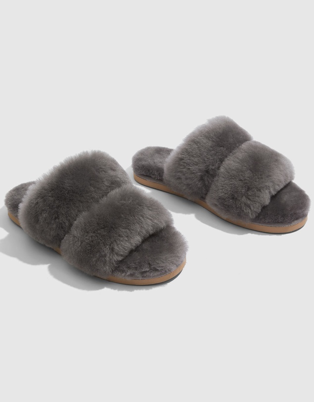 Country Road Australian Shearling Double Slide
