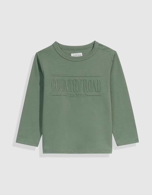 Country Road Verified Australian Cotton Long Sleeve Heritage T-Shirt