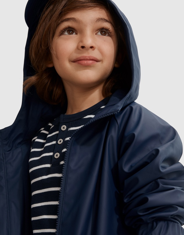 Country Road Hooded Rain Jacket