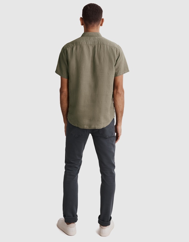 Country Road Regular Overdyed Organically Grown Linen Shirt