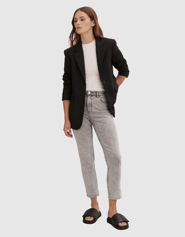 Country Road Australian Cotton High Waist Straight Jean