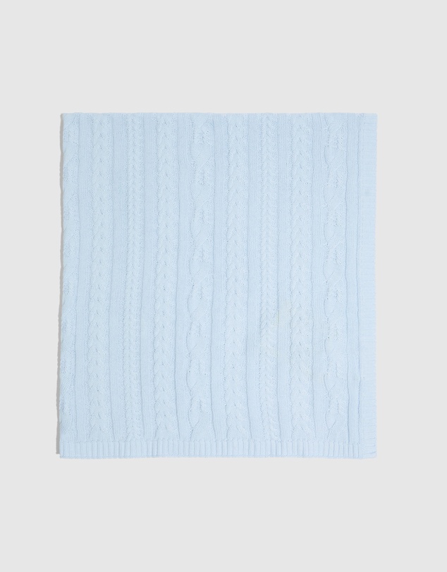 Country Road Cable Knit Blanket