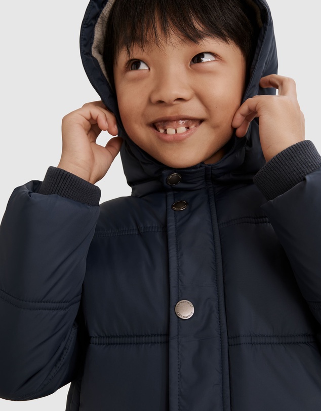 Country Road Long Puffer Jacket