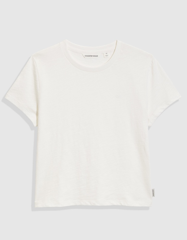 Country Road Teen Recycled Cotton Basic T-Shirt