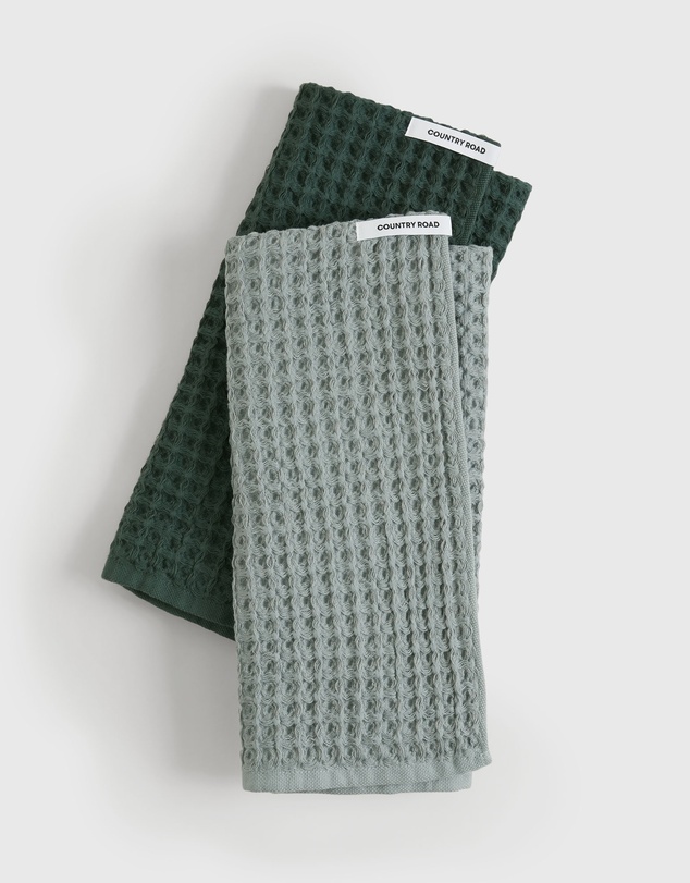 Country Road Australian Cotton Meeka Tea Towel Pack Of 2