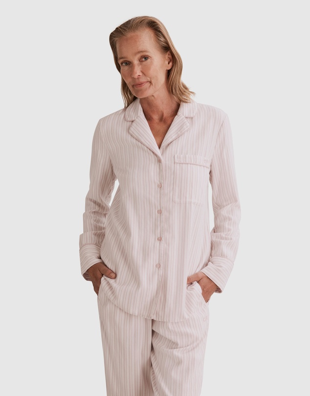 Country Road Stripe Flannel Pyjama Set