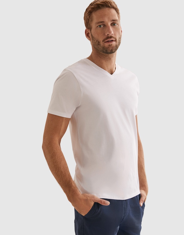 Country Road Pima V-neck T-Shirt