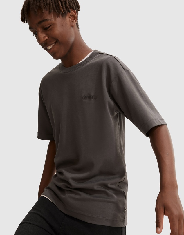 Country Road Teen Recycled Cotton Oversized Fit Short Sleeve T-Shirt