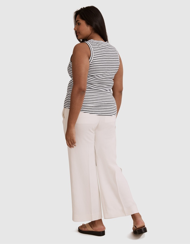 Country Road Stripe Linen Jersey Tank