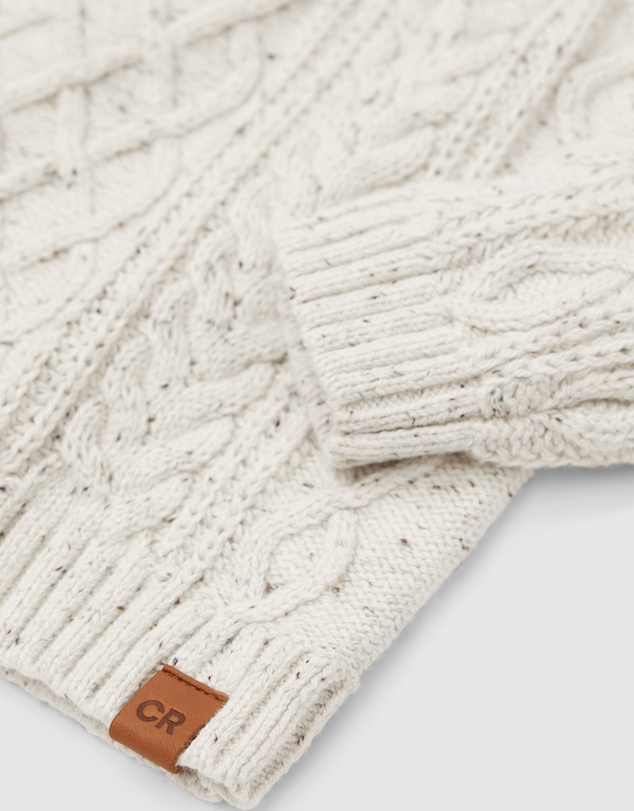 Country Road Unisex Cable Crew Knit