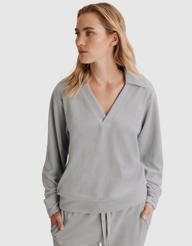 Country Road Velour Lounge Pullover