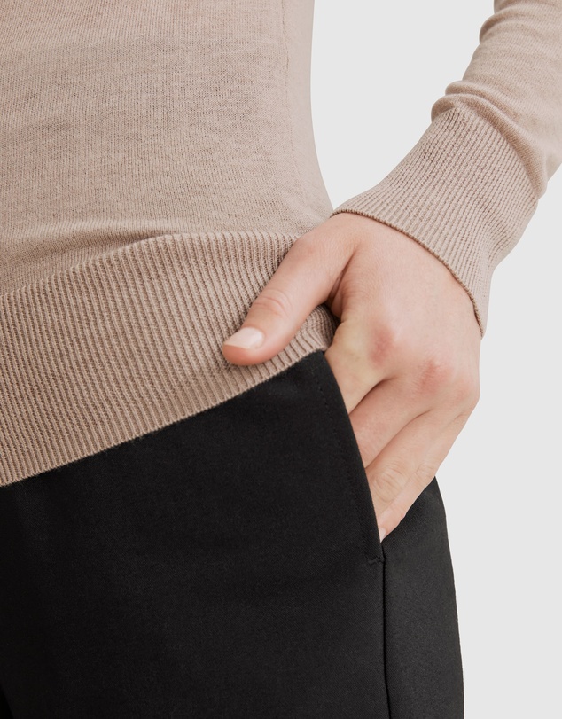 Country Road Australian Merino Wool Silk Long Sleeve Knit