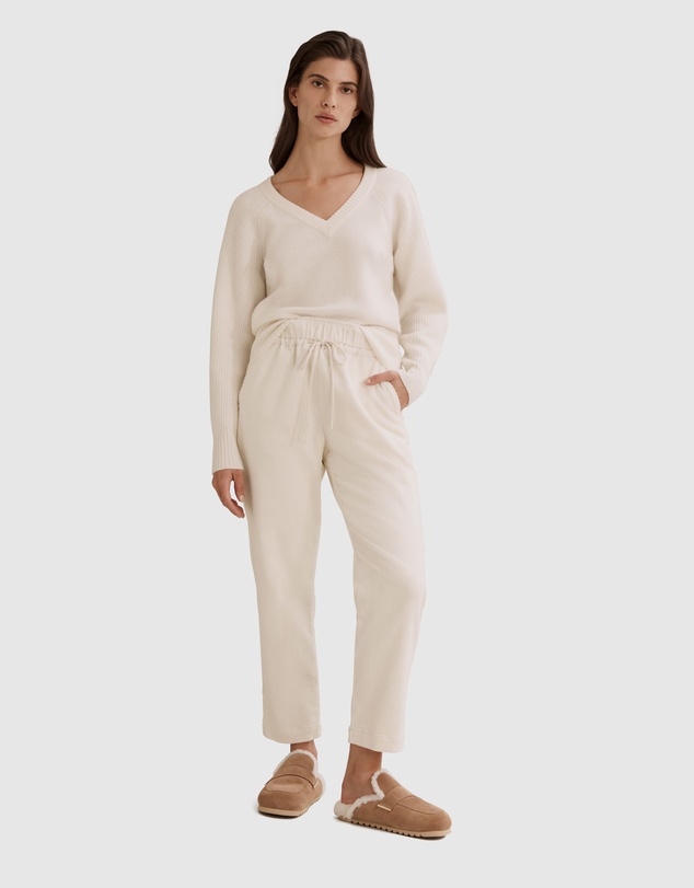 Country Road Spliced Rib Sleeve Knit