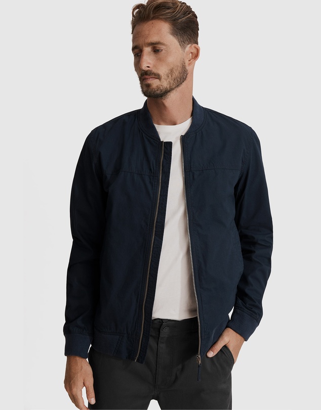 Country Road Washed Bomber Jacket