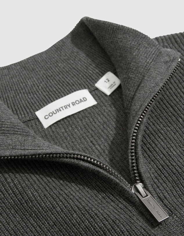 Country Road Teen Half Zip Knit