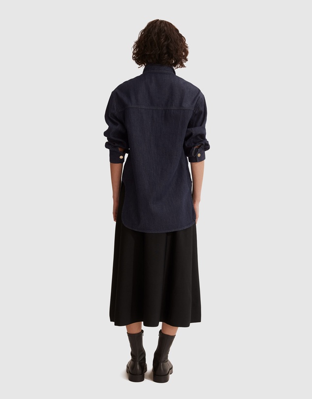 Country Road Relaxed Denim Shacket