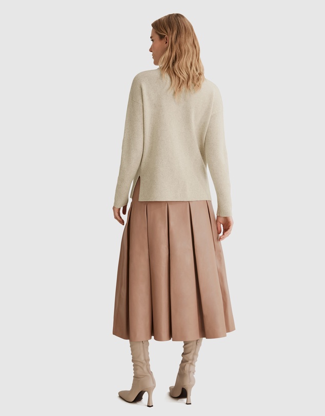 Country Road Australian Merino Wool Rib Detail Pullover