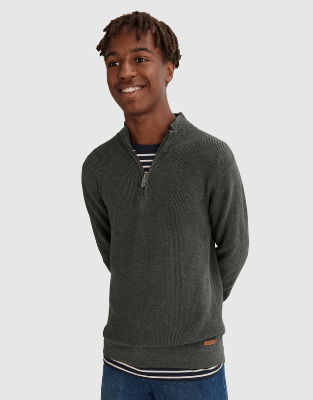 Country Road Teen Half Zip Knit