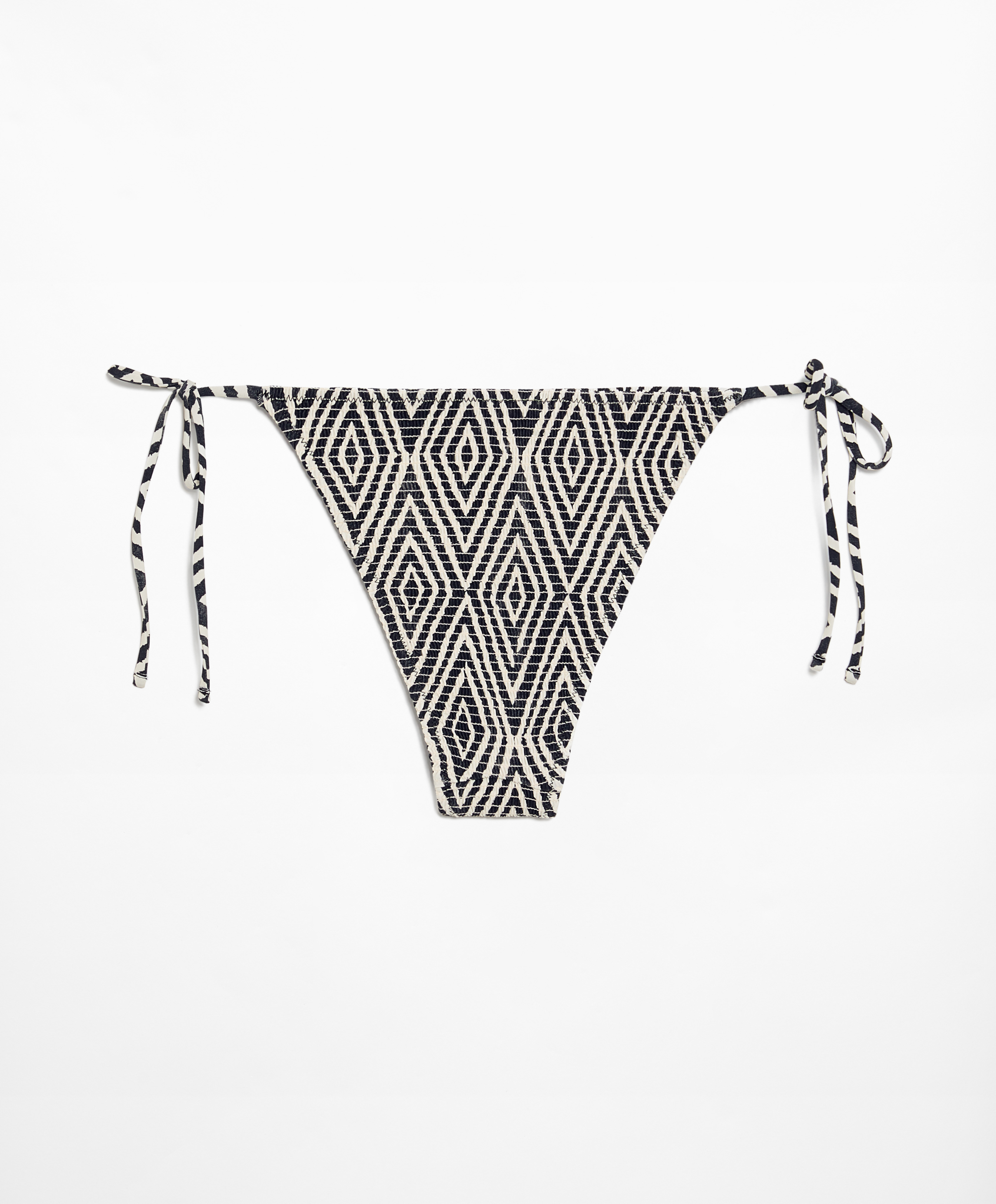 Smock medium-coverage bikini briefs with ties