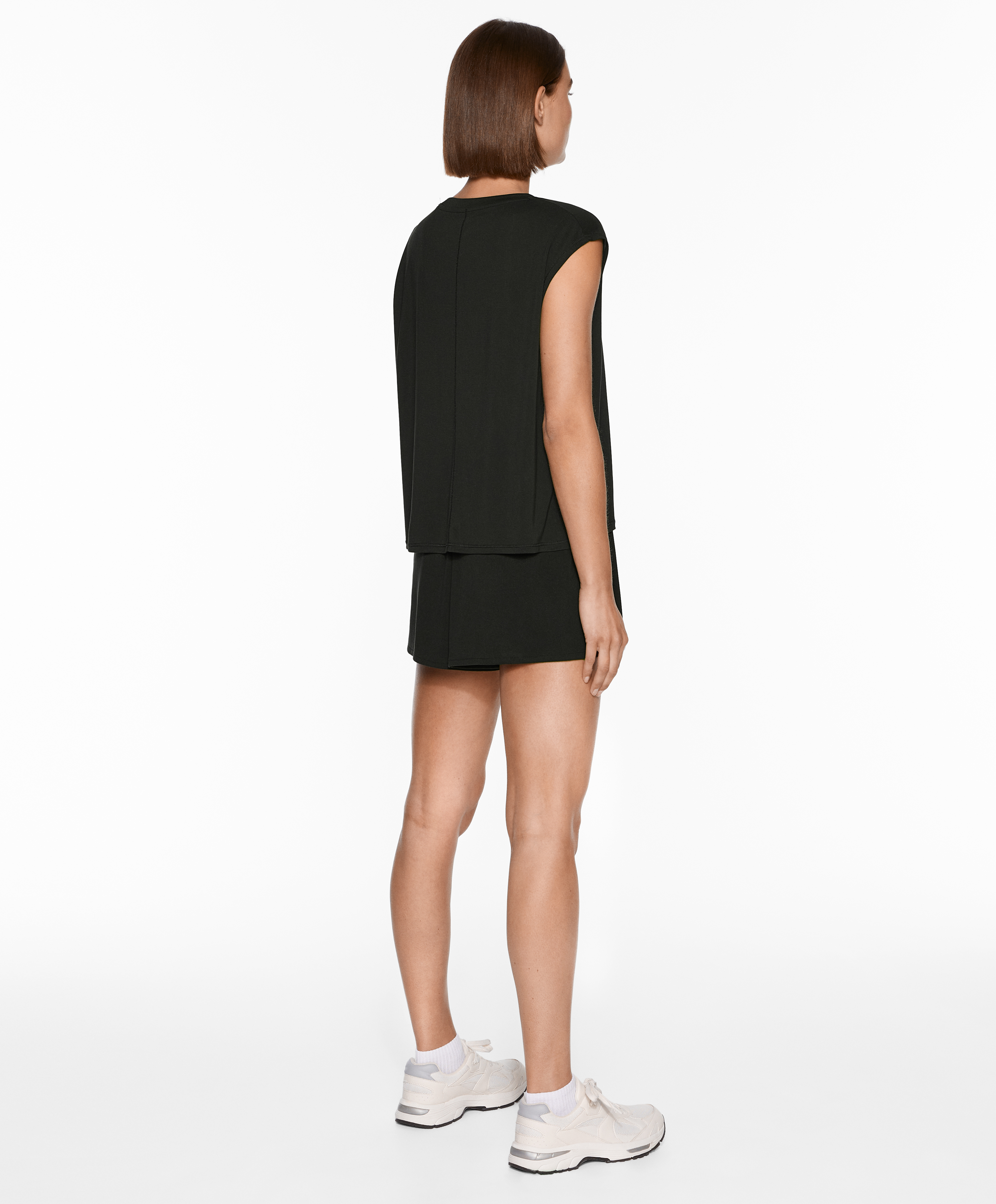 Modal blend short-sleeved T-shirt