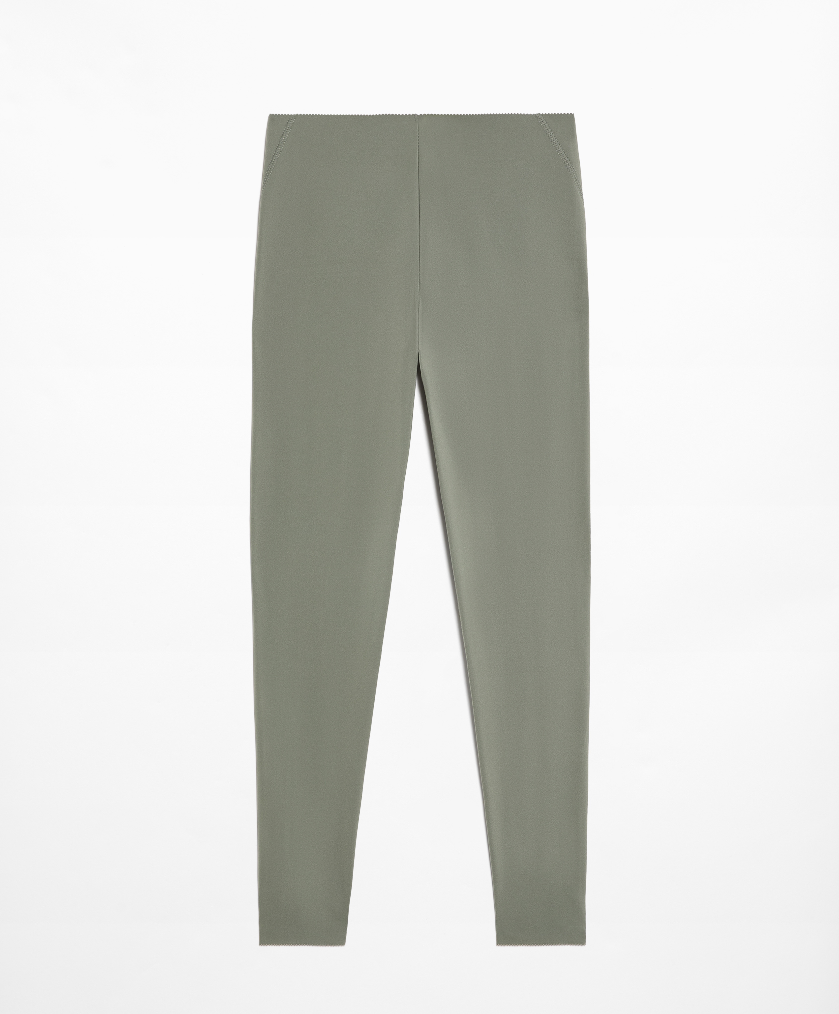 Compressive core control ankle-length leggings