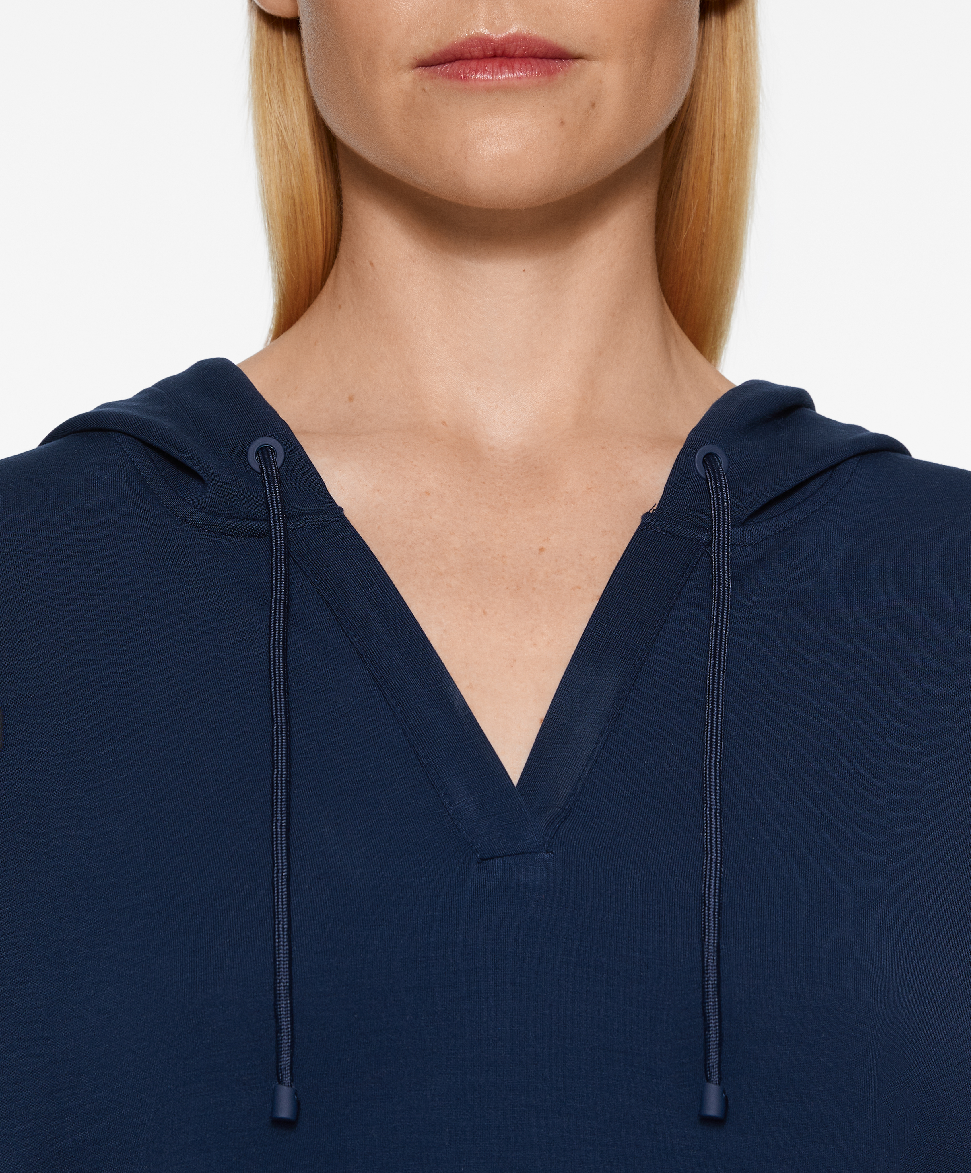 V-neck sweatshirt with modal